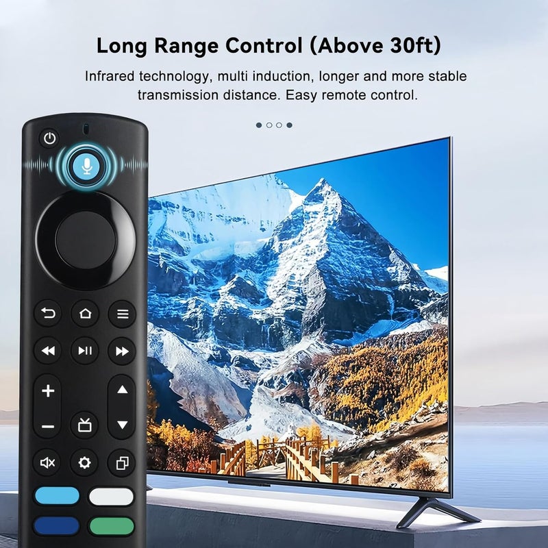 OROSAUR Replacement All Fire Smart TV Remote(Insignia, Toshiba, Onmi, Pioneer), Compatible for Fire Stick/Cube Remote(4K, 1st, 2nd, 3rd Gen, Life) with Voice - Image 5